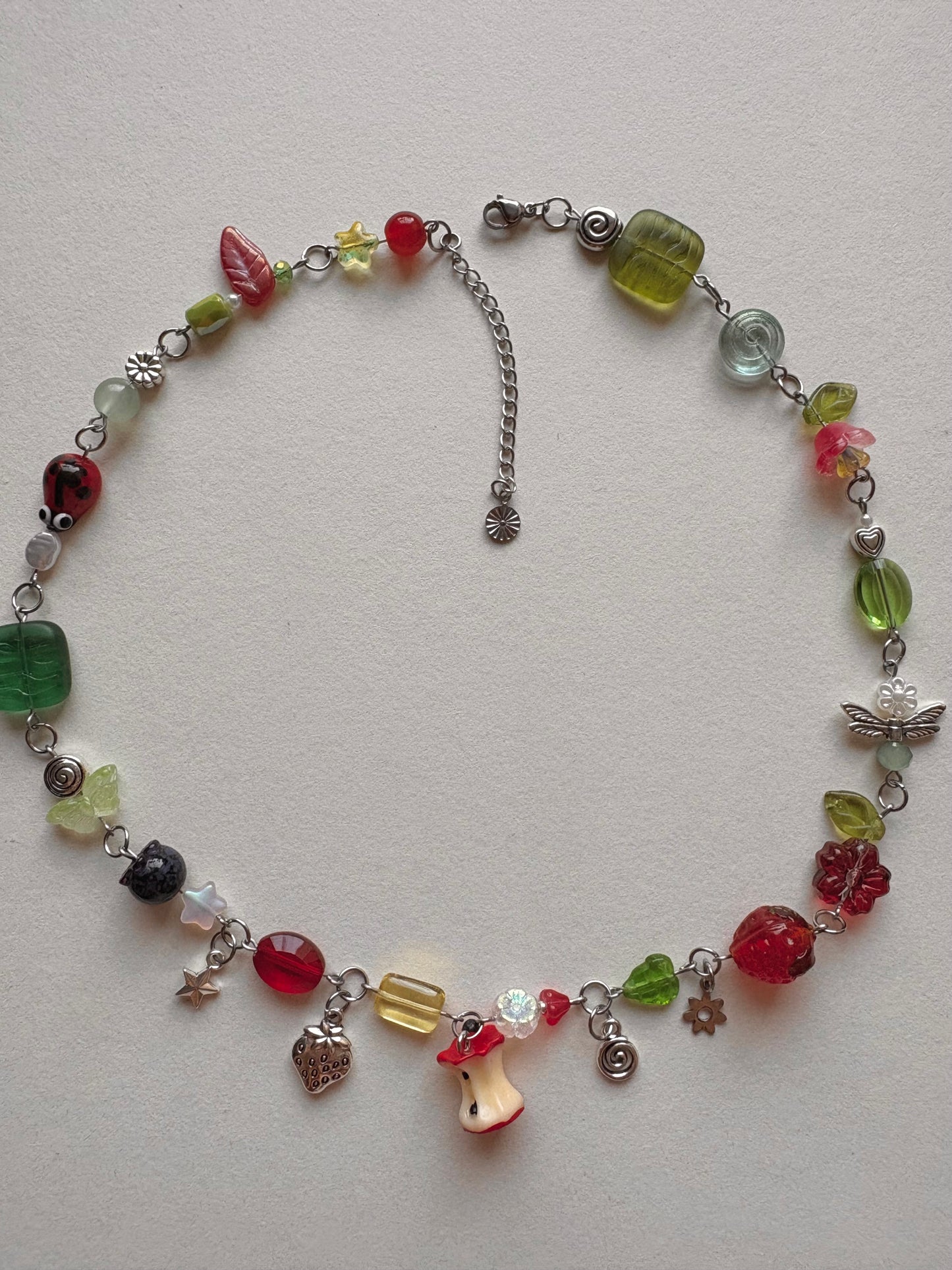 very hungry caterpillar necklace
