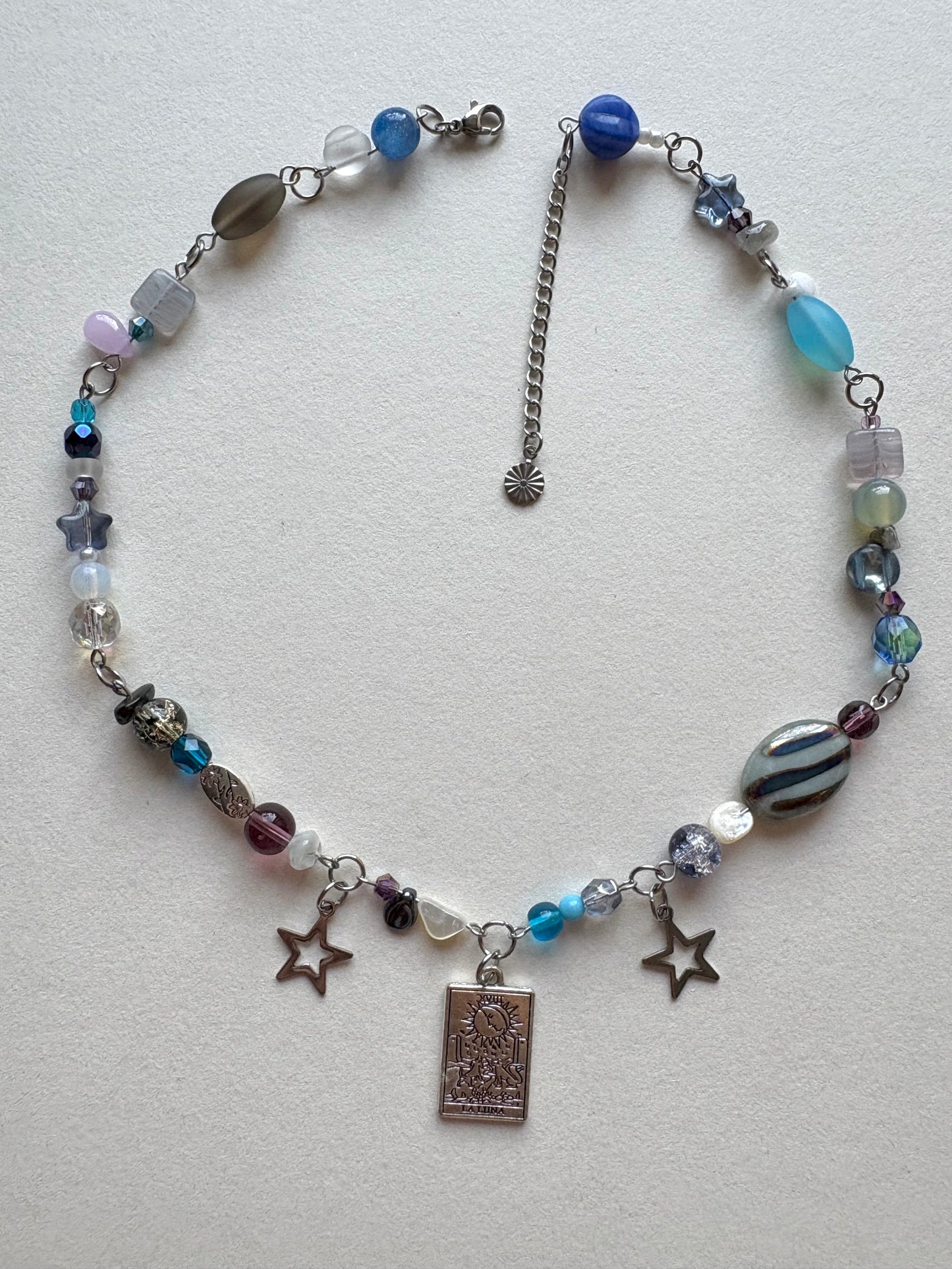 silver star necklace