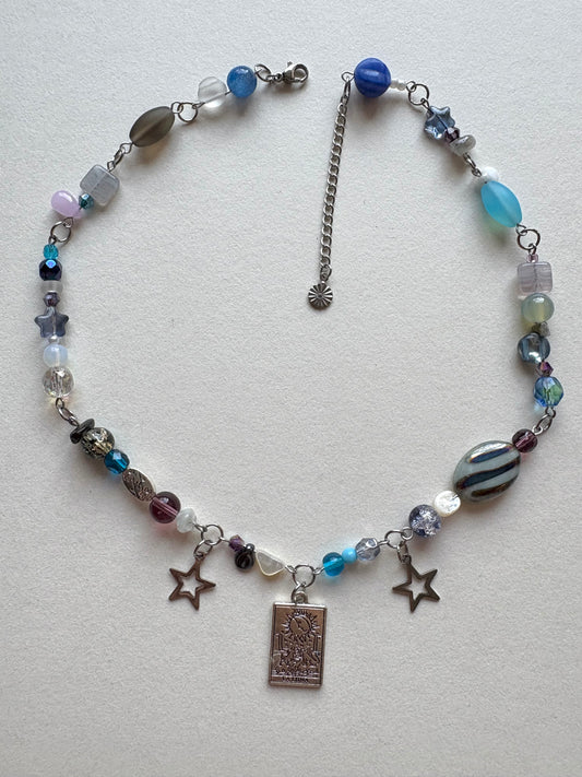 silver star necklace