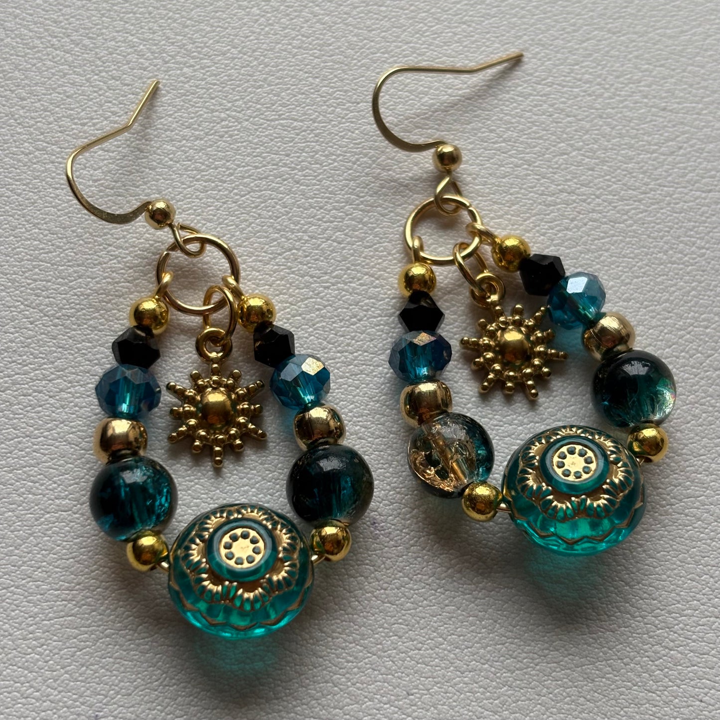 gold dust woman earrings