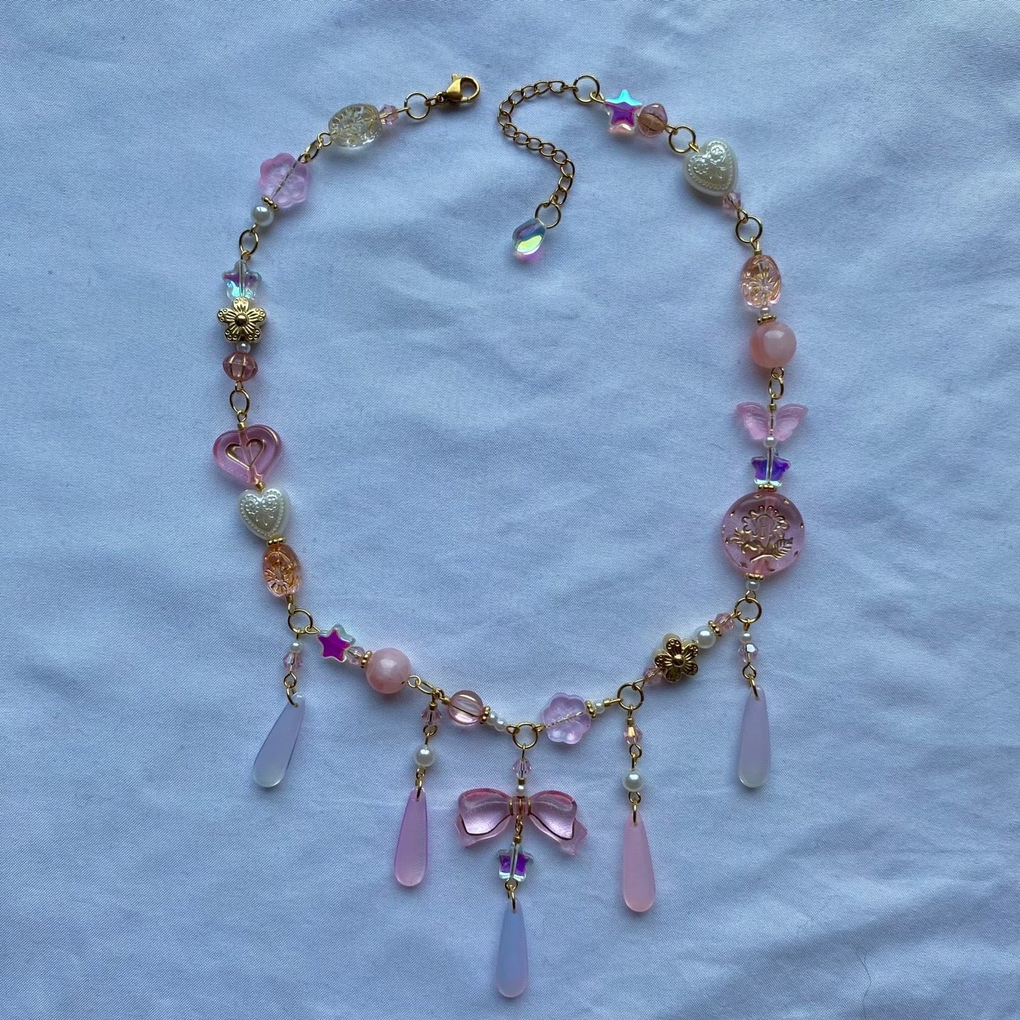 pink pony club necklace