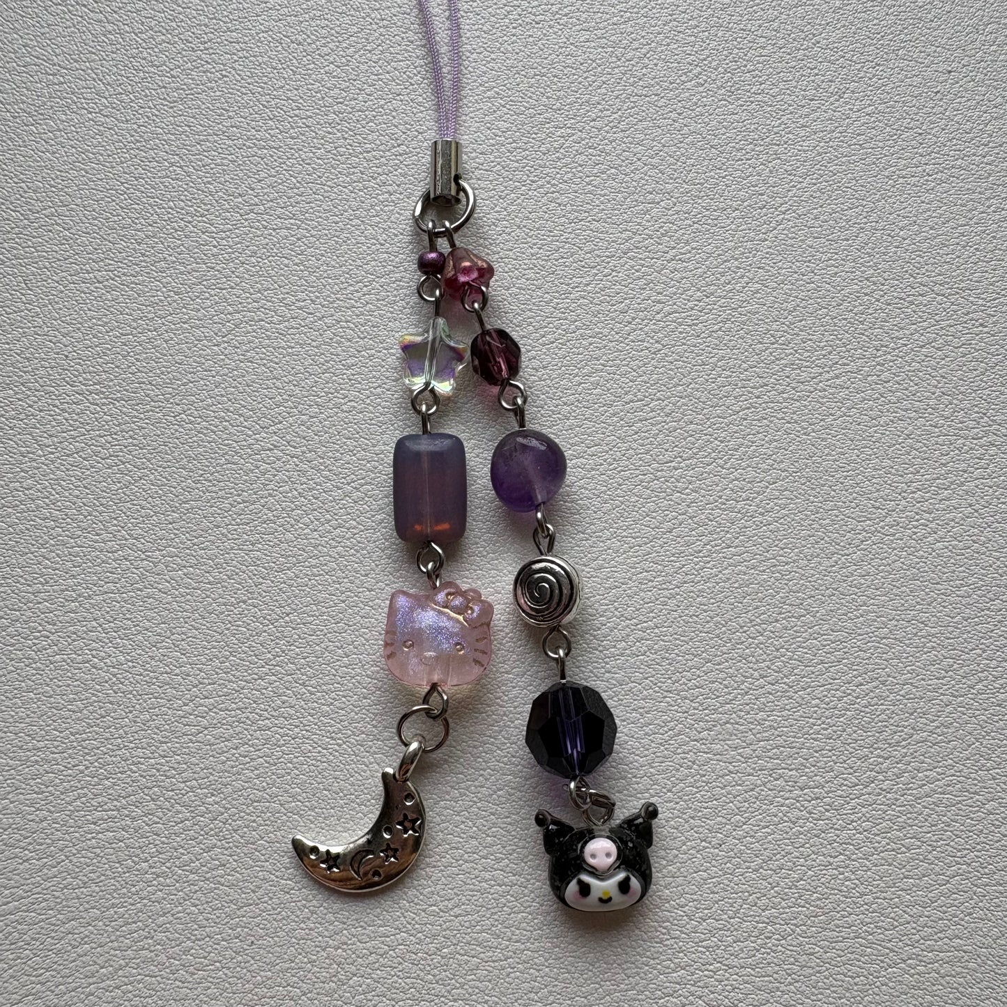 kuromi phone charm