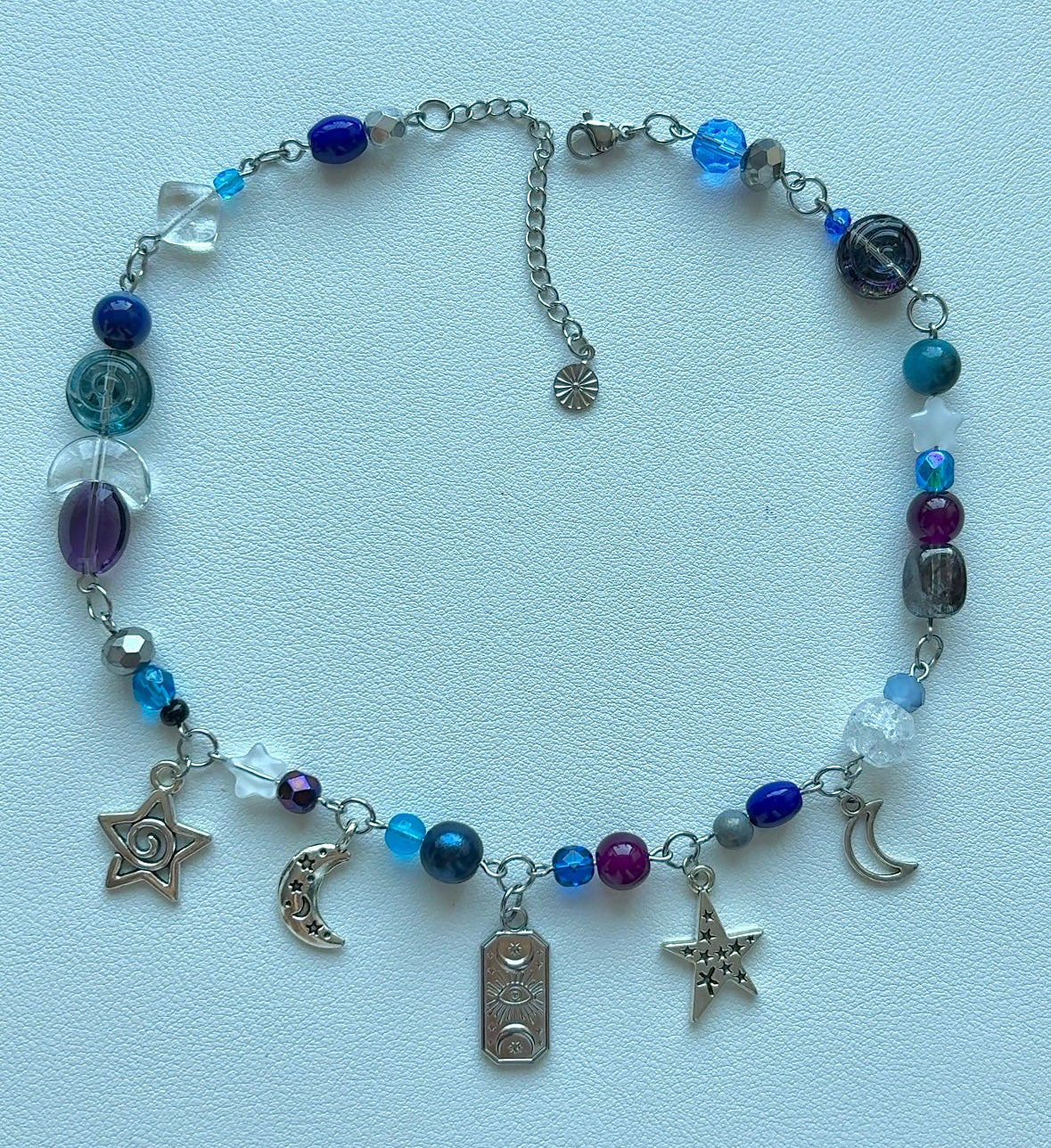 surprise bead bucket necklace