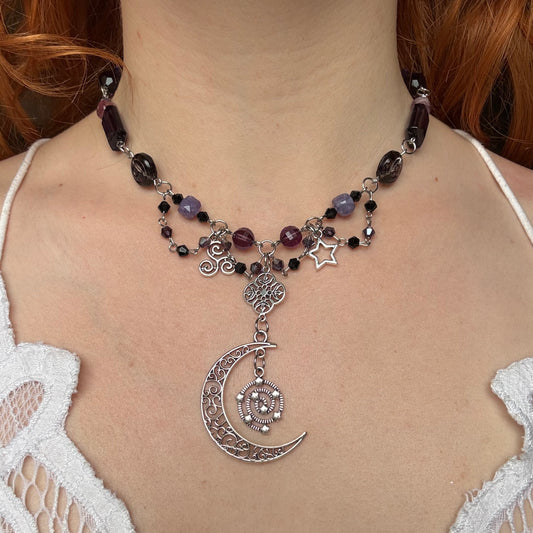 silver rhiannon necklace