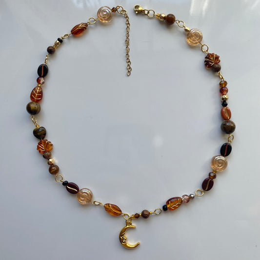 evening coffee necklace