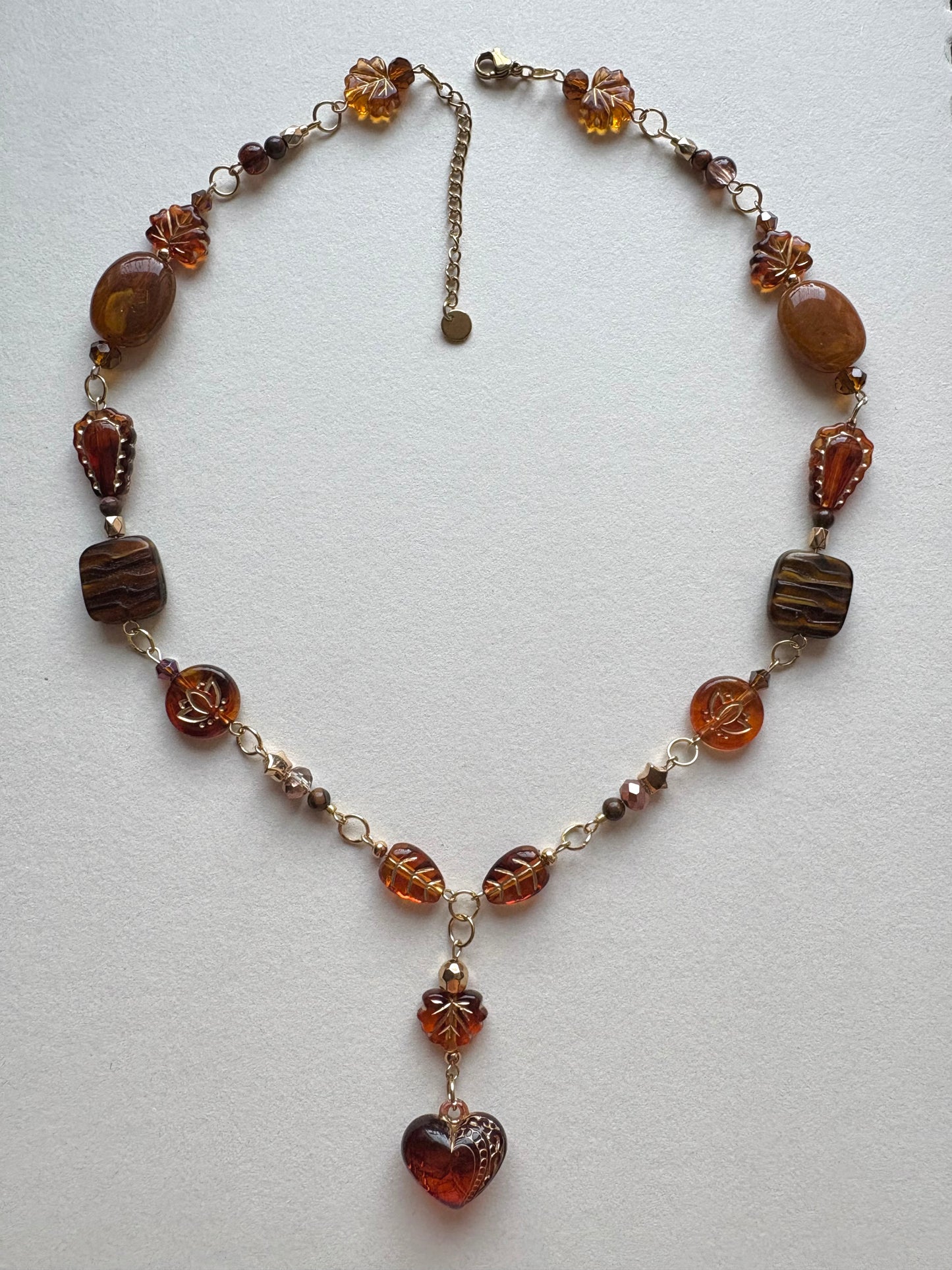 all the leaves are brown necklace