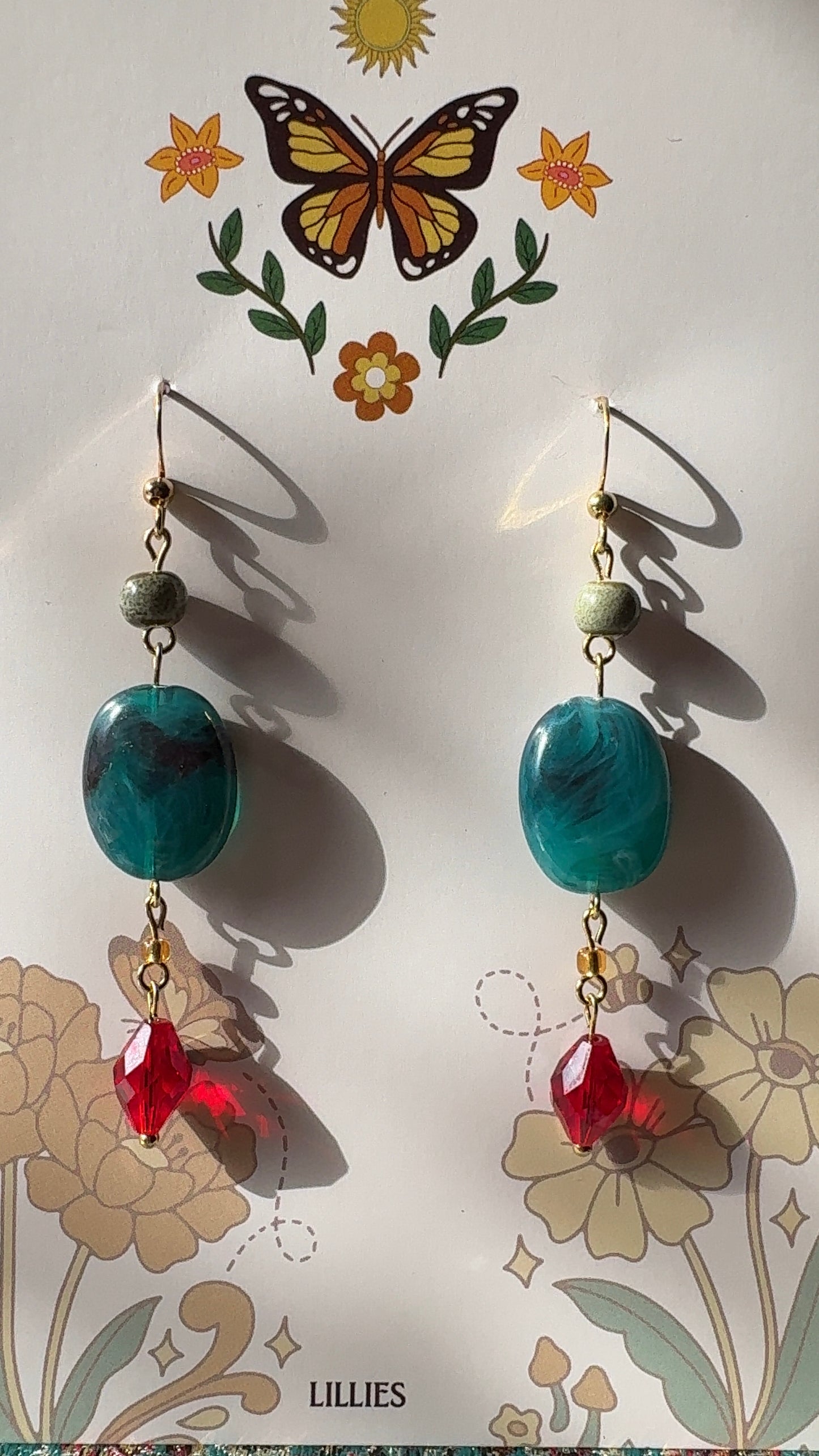retro earrings