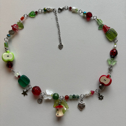very hungry caterpillar necklace