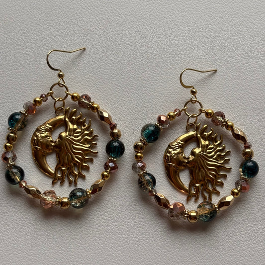 the river celestial style earrings