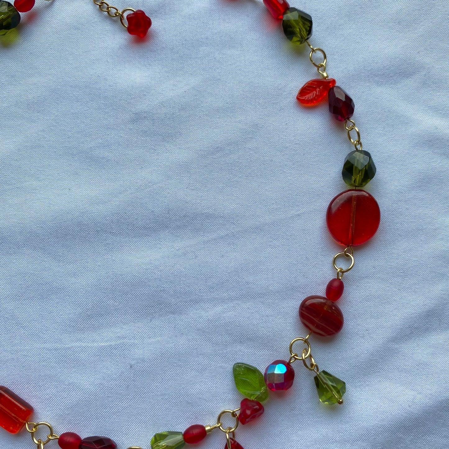 strawberry necklace