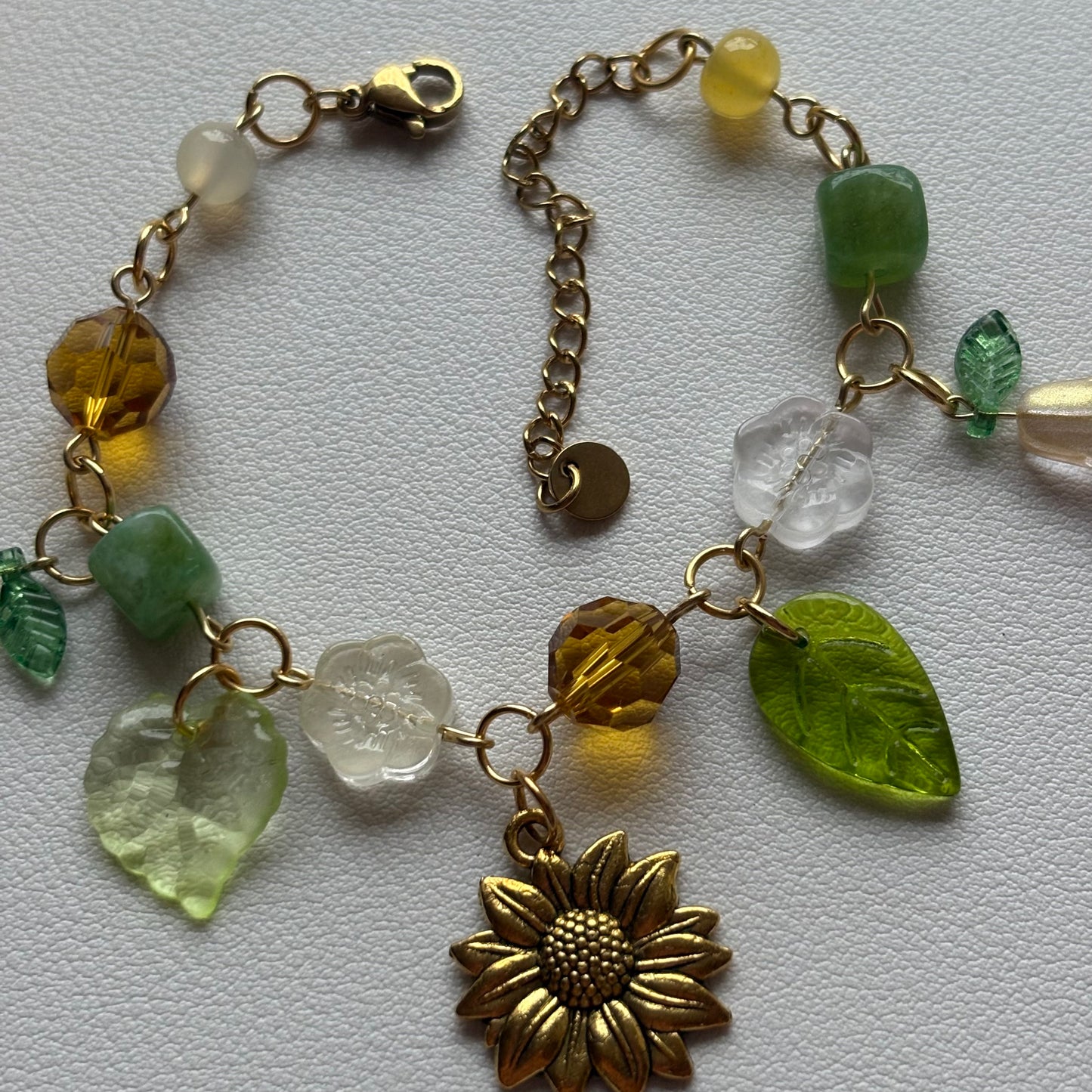 sunflower bracelet