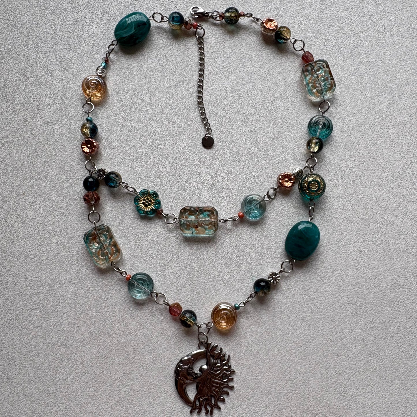 silver the river necklace