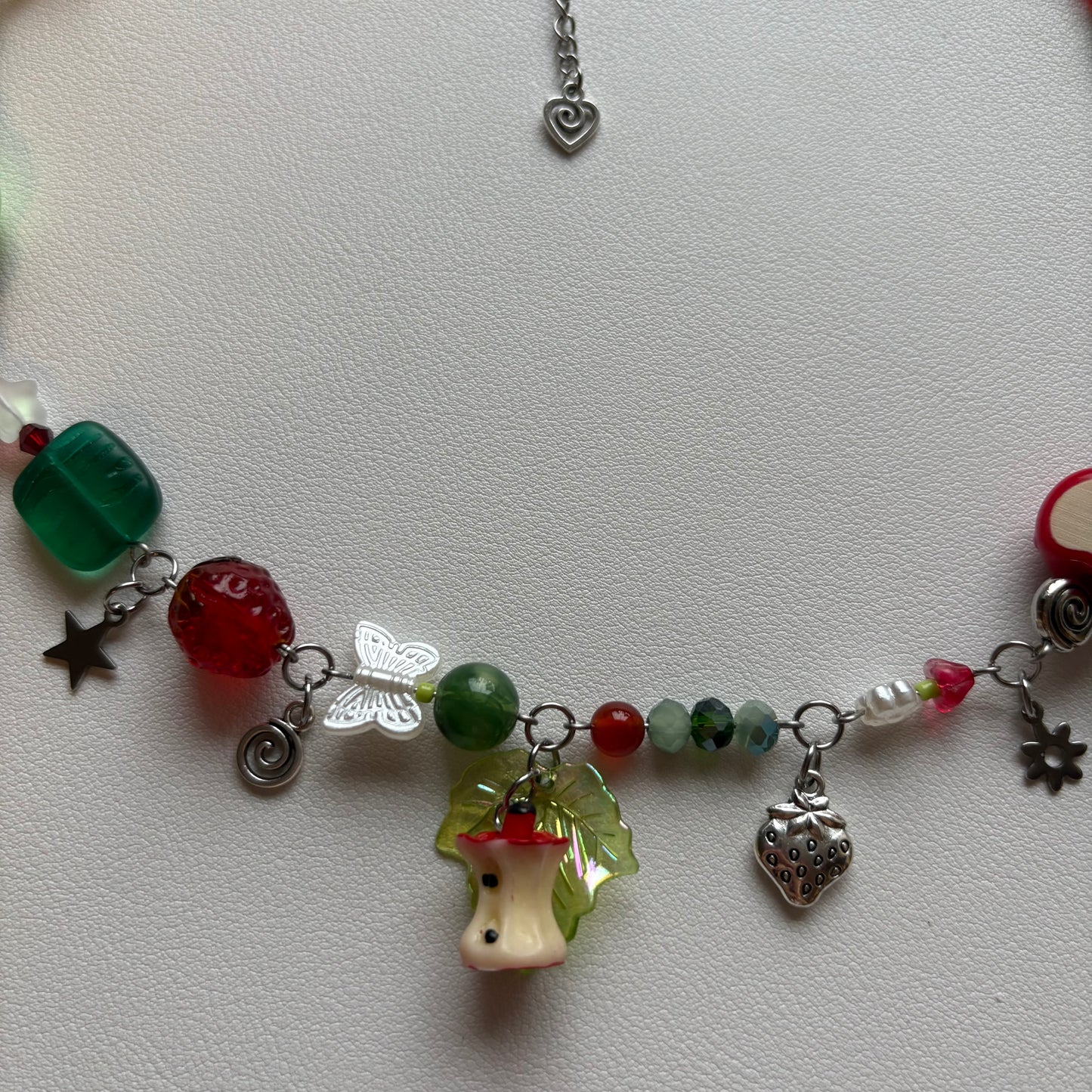 very hungry caterpillar necklace