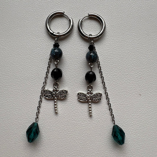 ebony jewelwing earrings