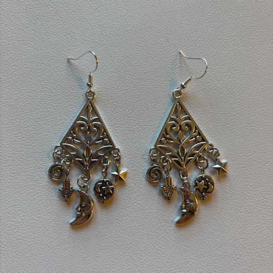 midnight trinket earrings