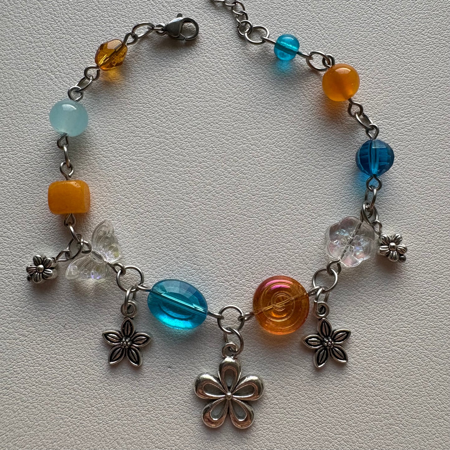 summer flower bracelet