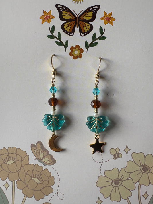 royal autumn earrings