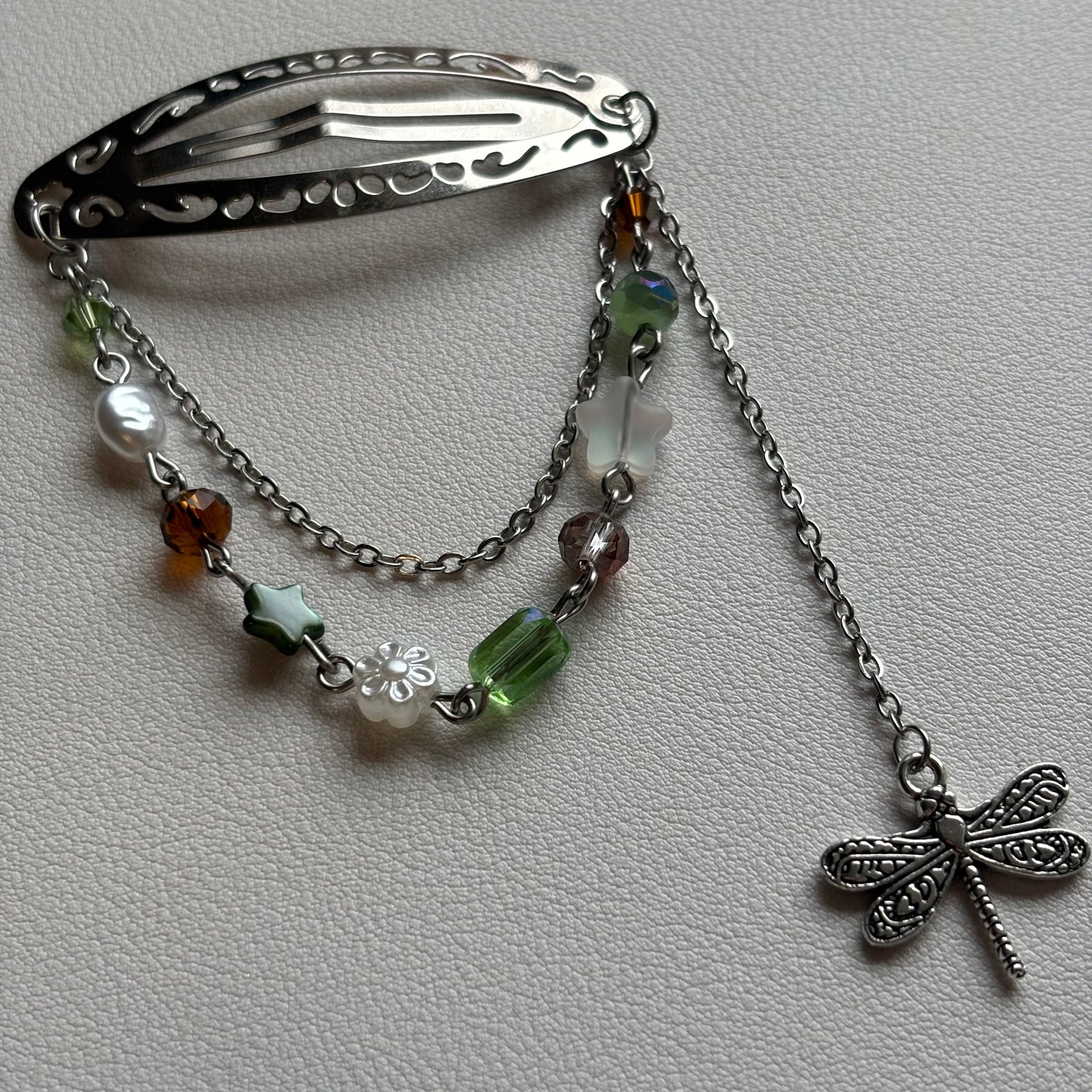 dragonfly hair clip