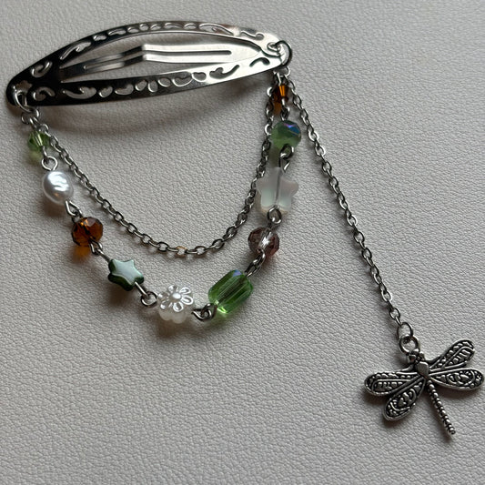 dragonfly hair clip