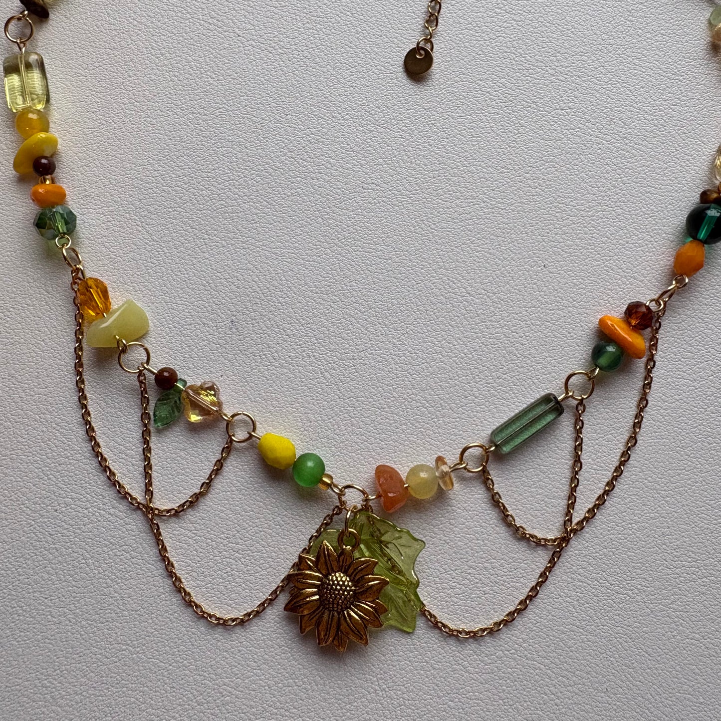sunflower necklace