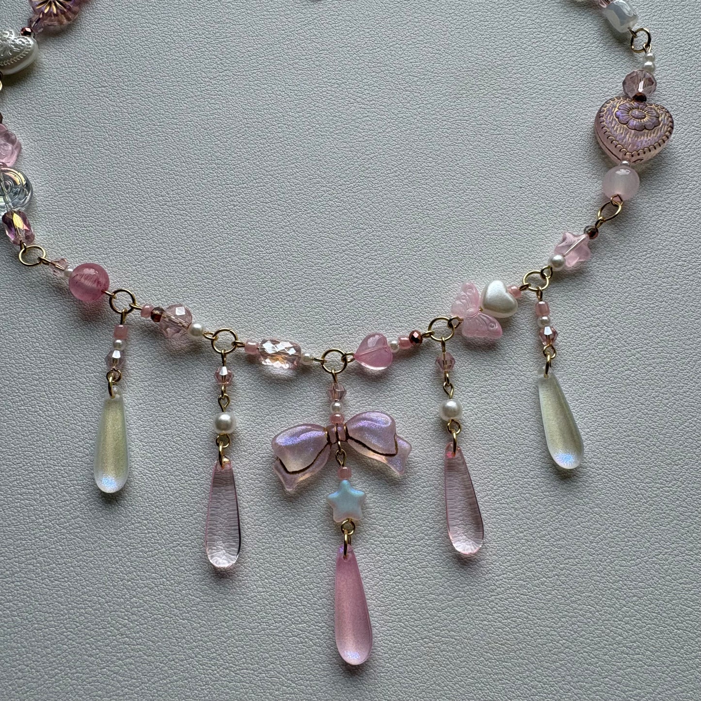 pink pony club necklace