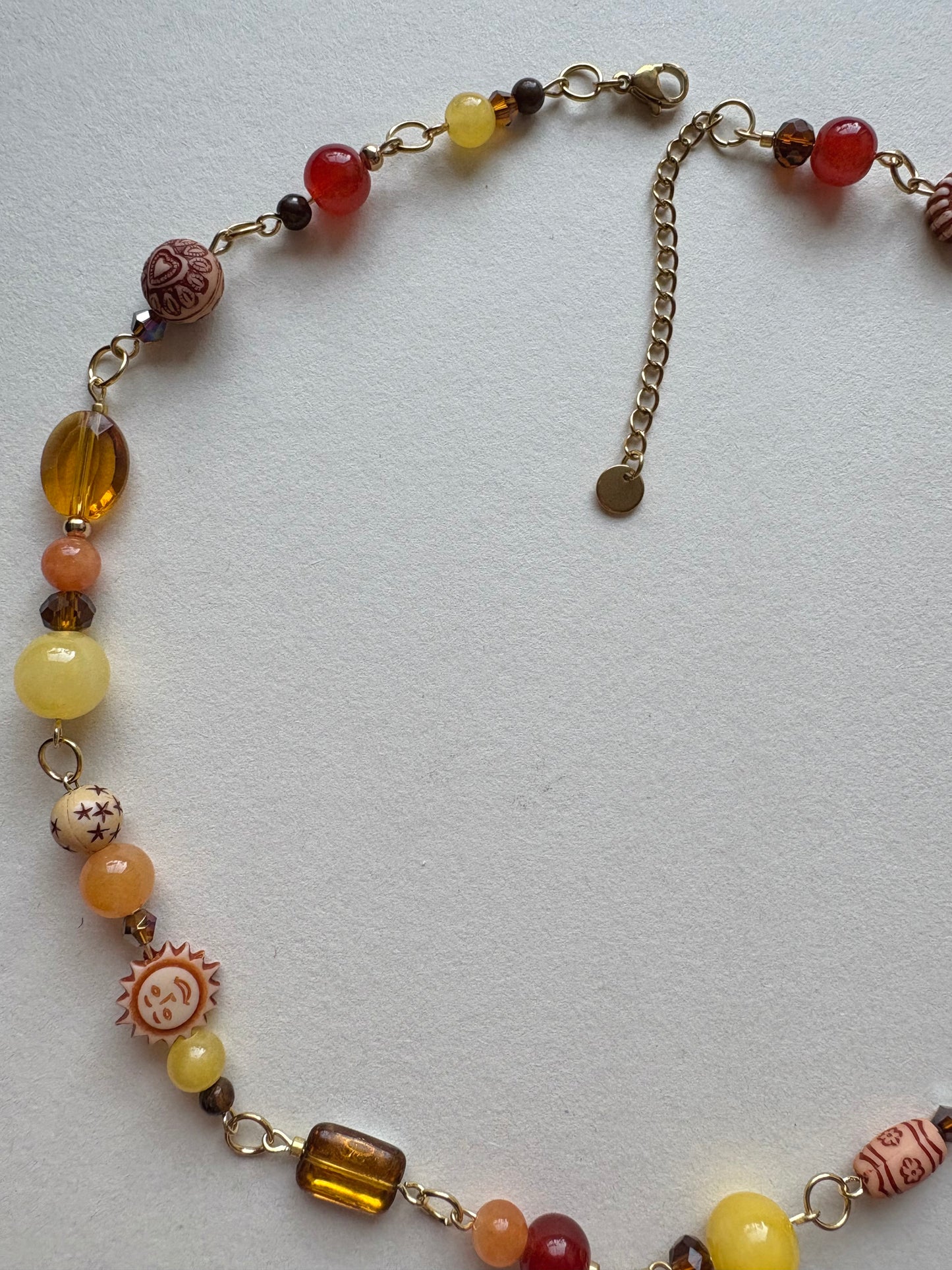sunrise in the 70s bohemian necklace (MTO)