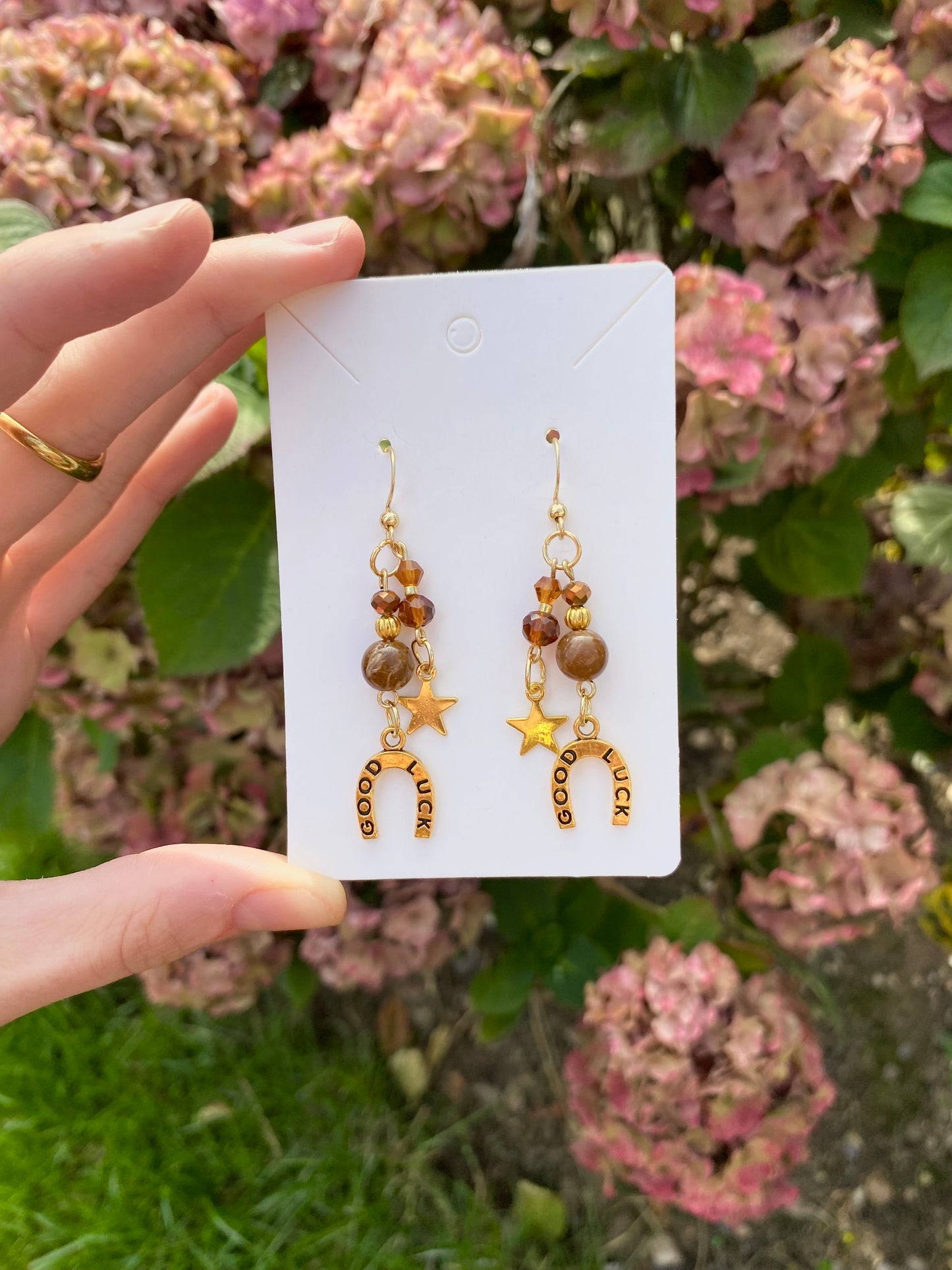 horse shoe earrings