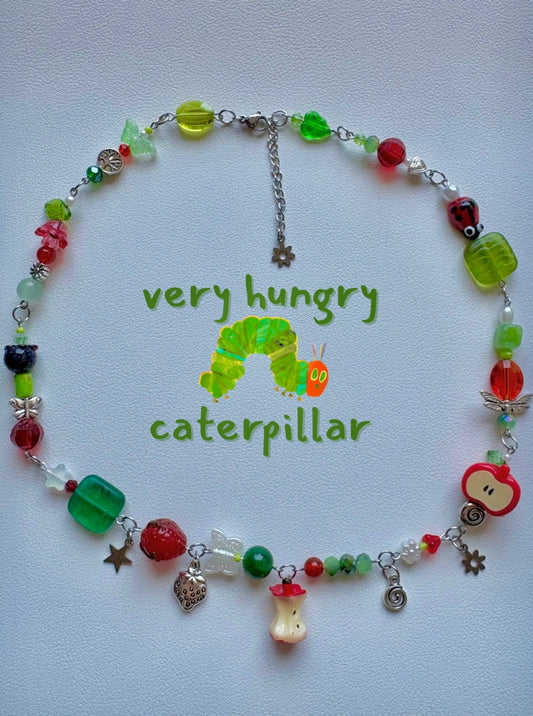 very hungry caterpillar necklace