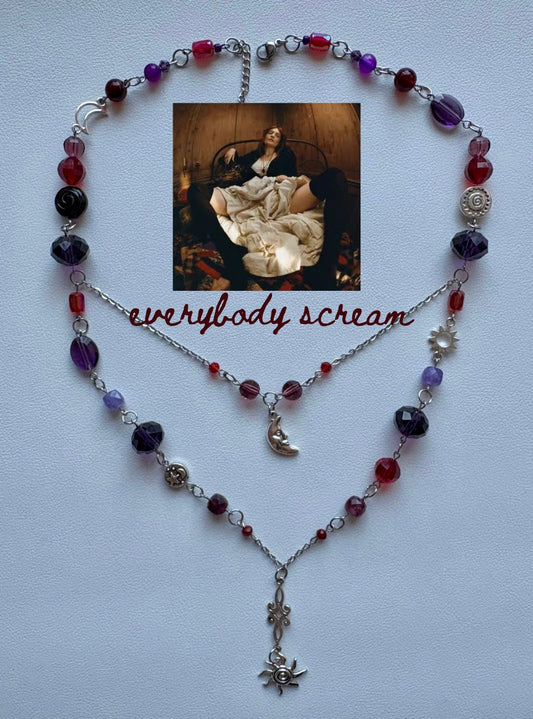 everybody scream necklace