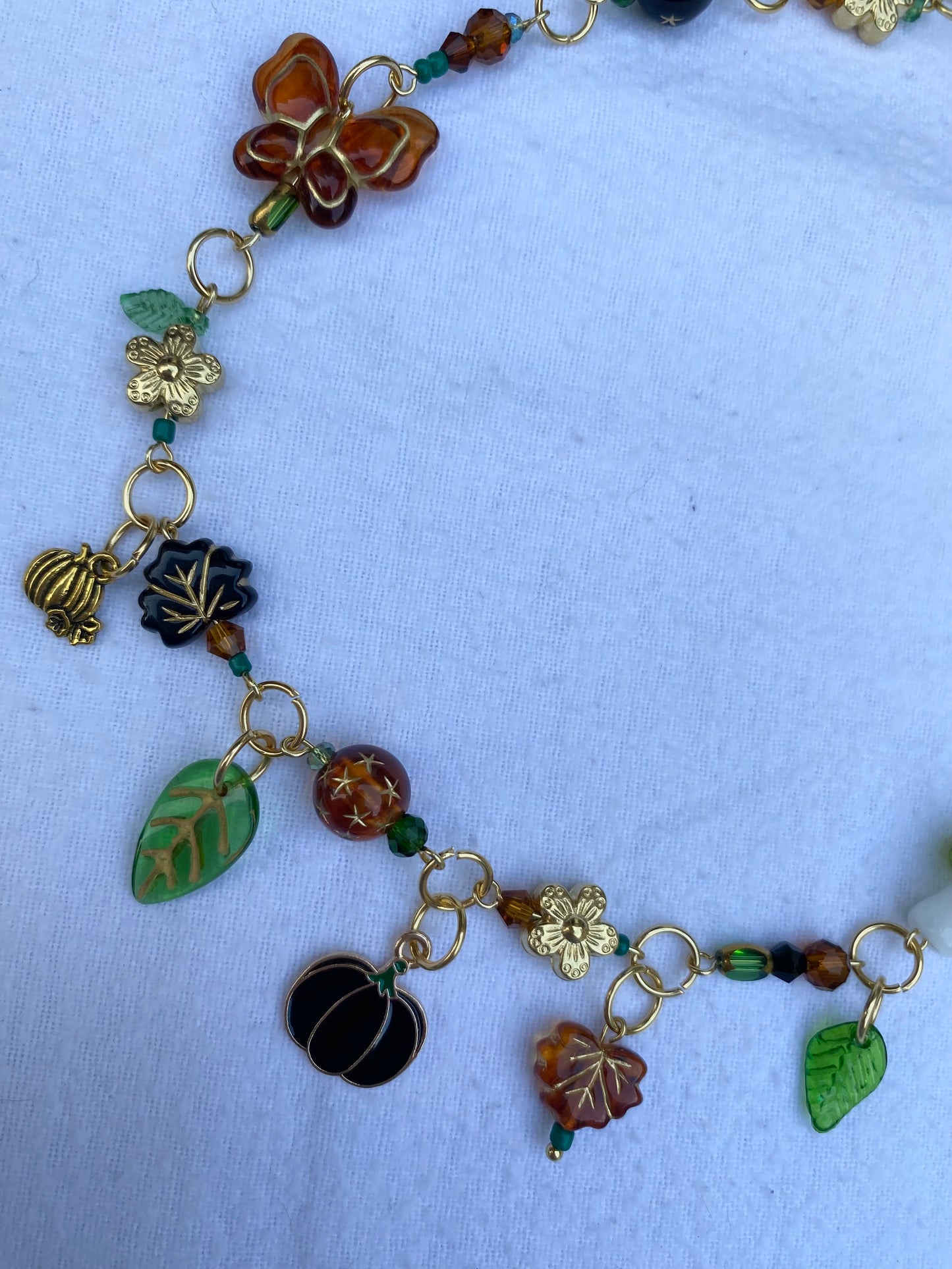 walk through fall necklace