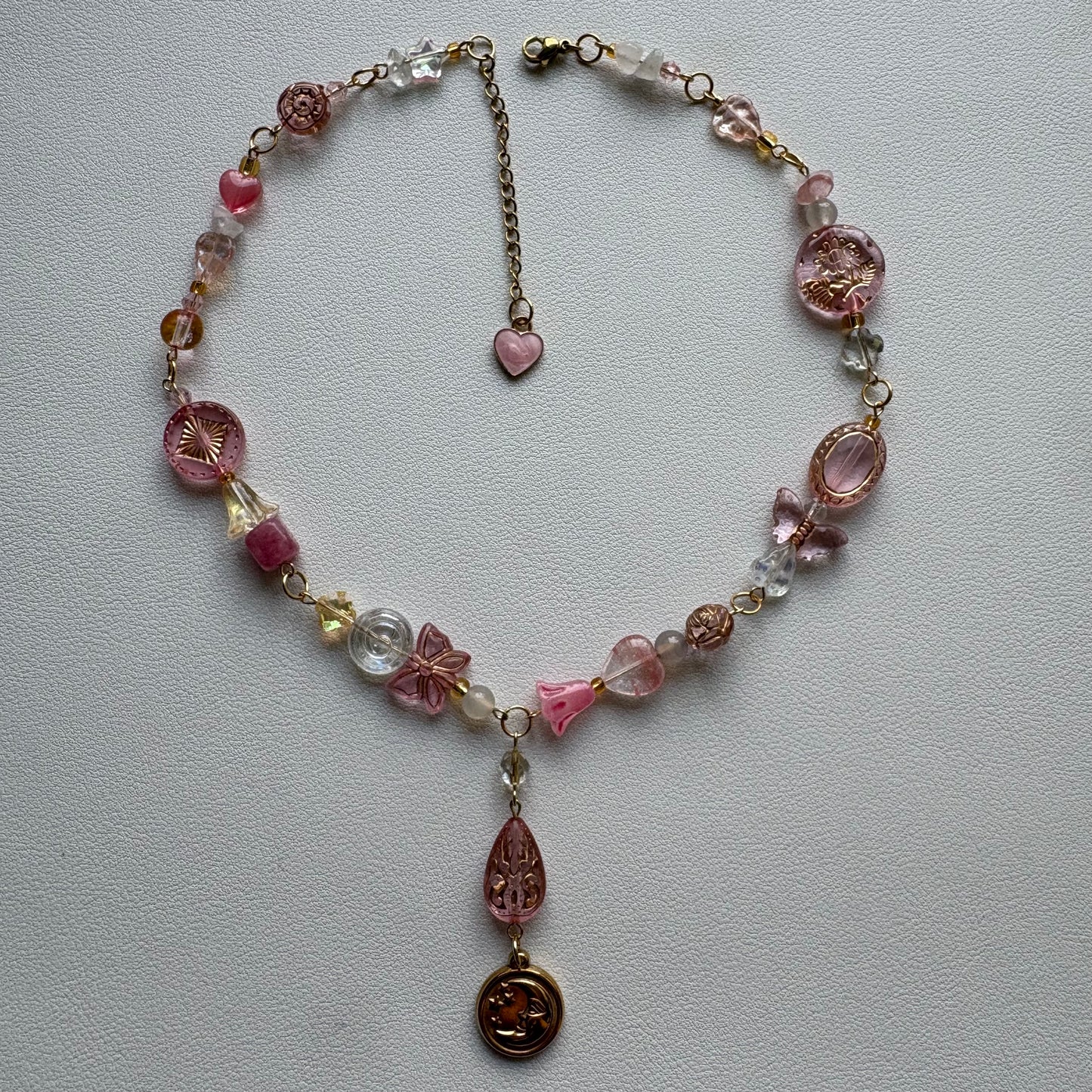 pink whimsy necklace