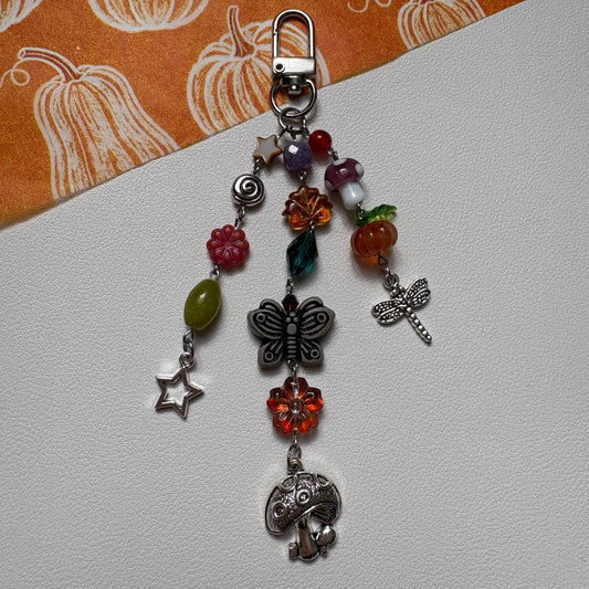 autumn butterfly keychain