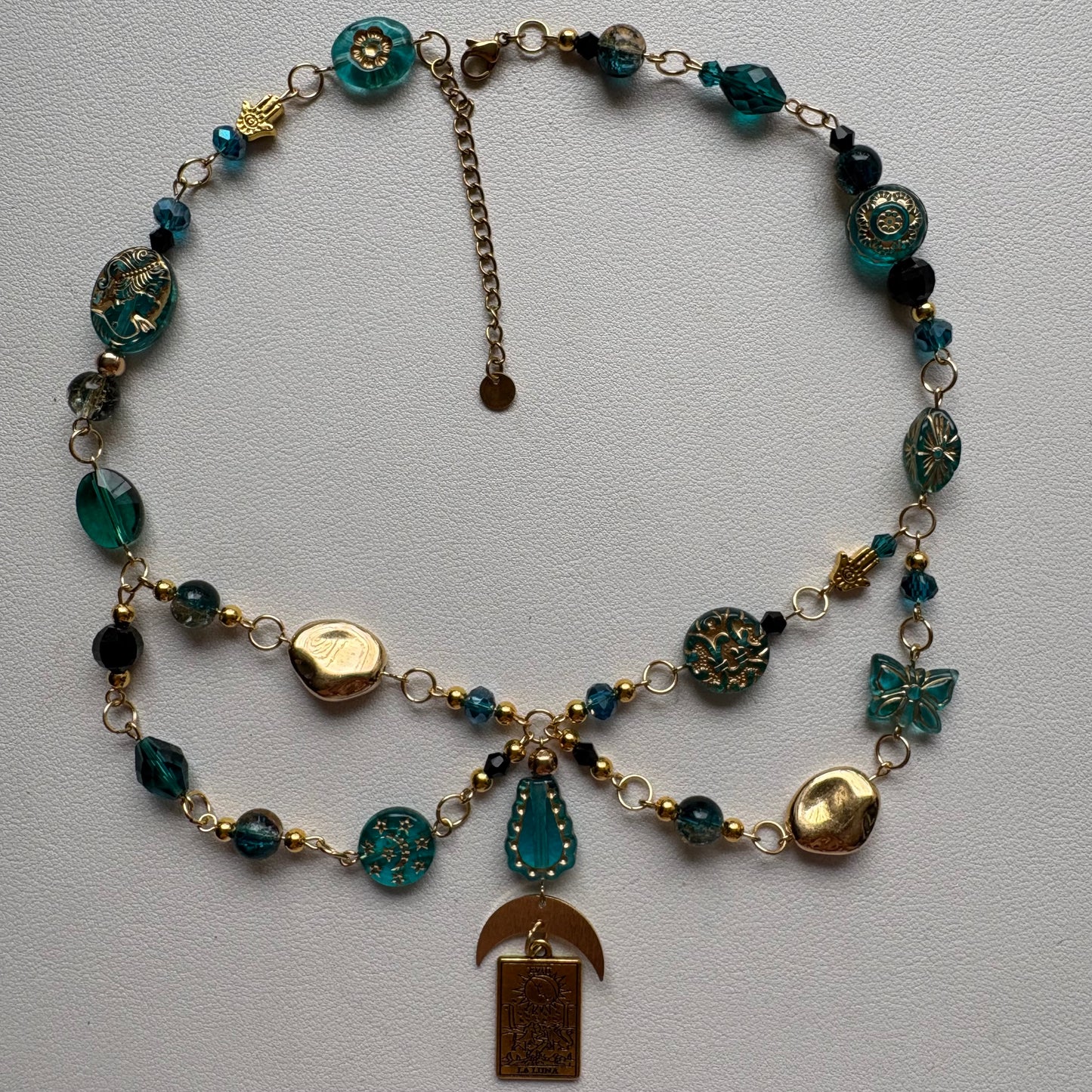 gold dust woman necklace