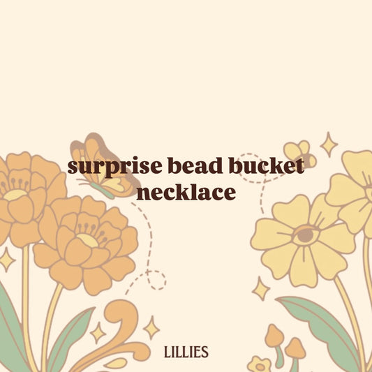 surprise bead bucket necklace