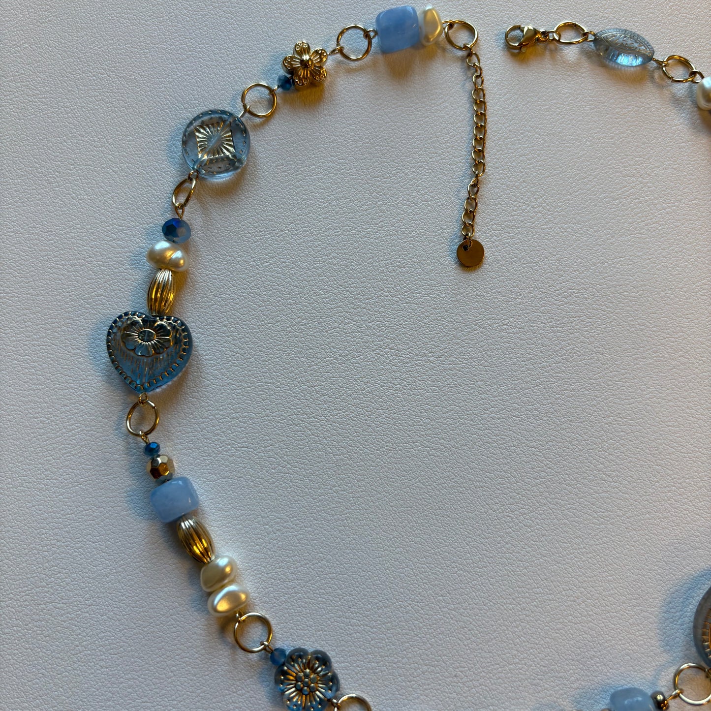 gold honeycomb necklace