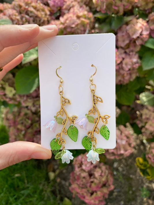 cottage vine earrings