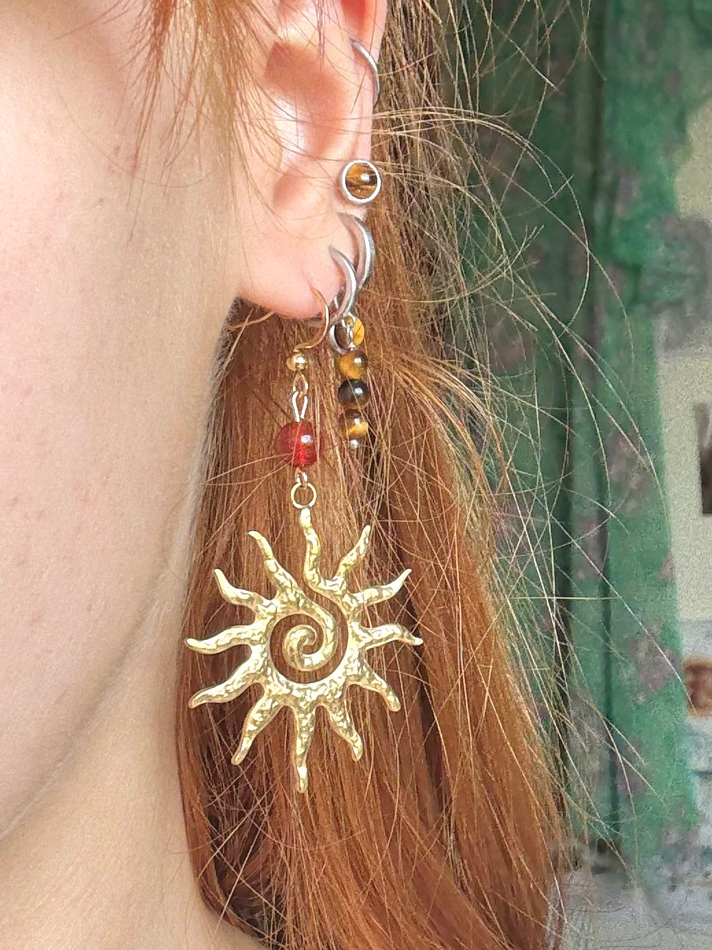celestial aurora earrings