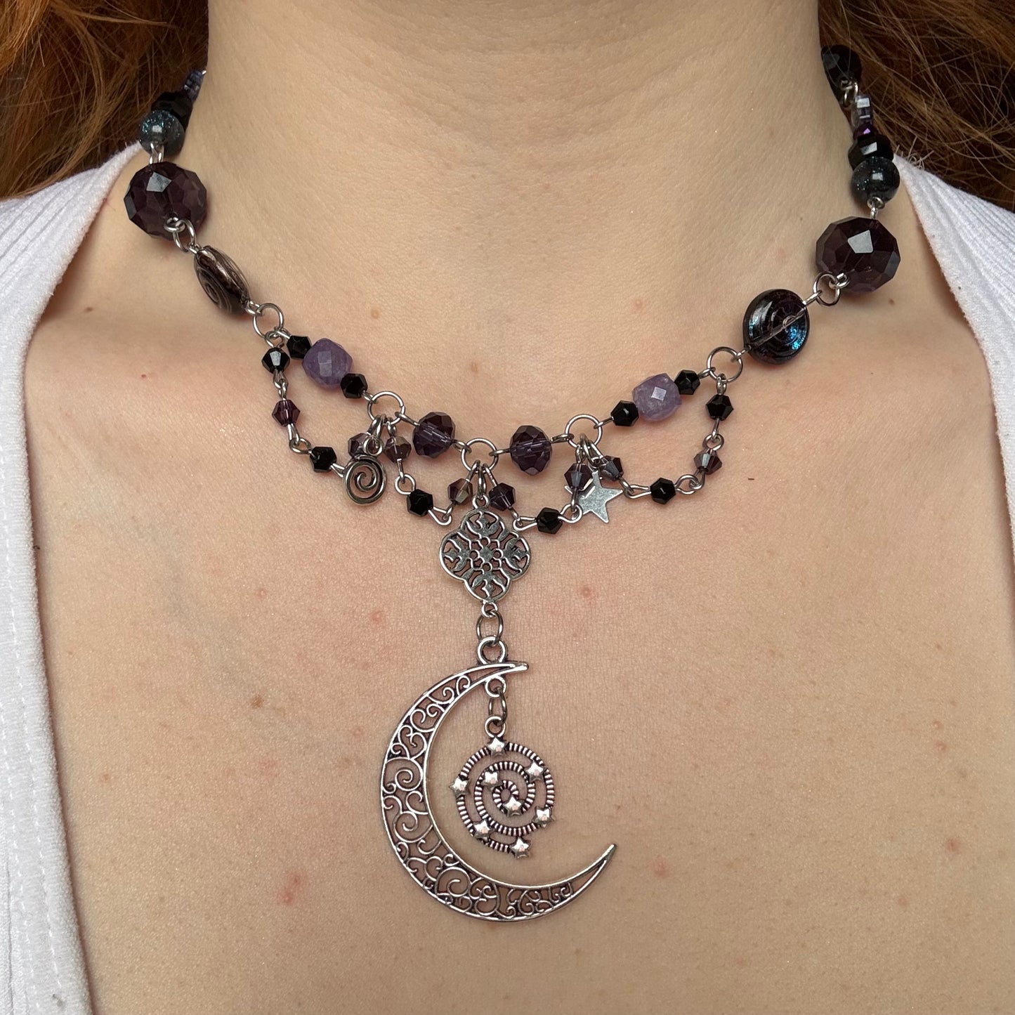 silver rhiannon necklace