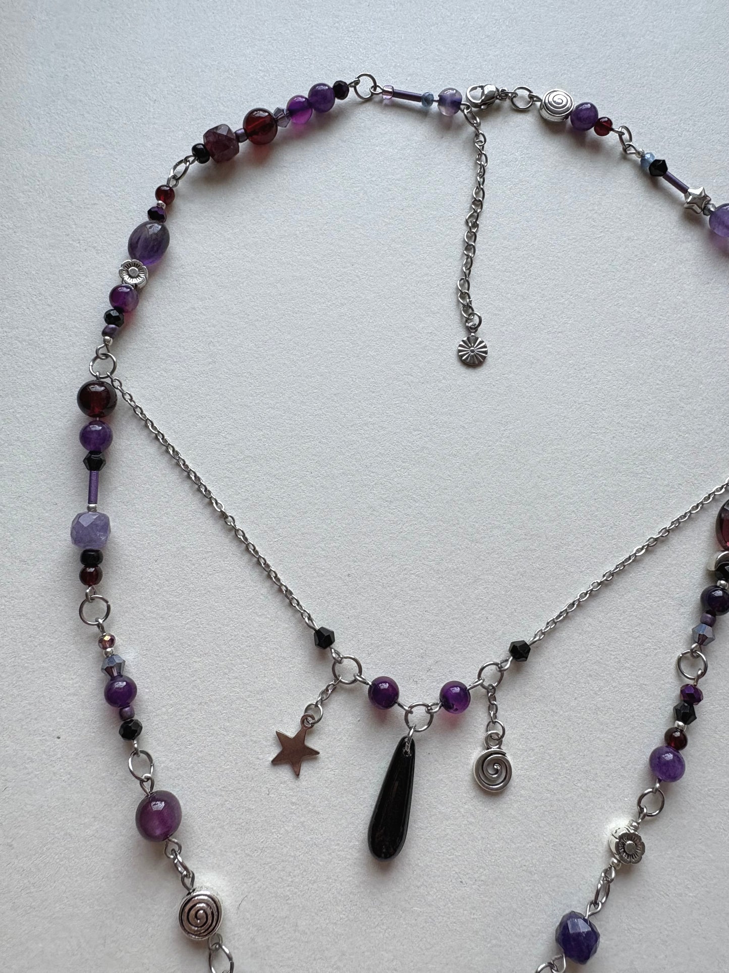 leather and lace necklace