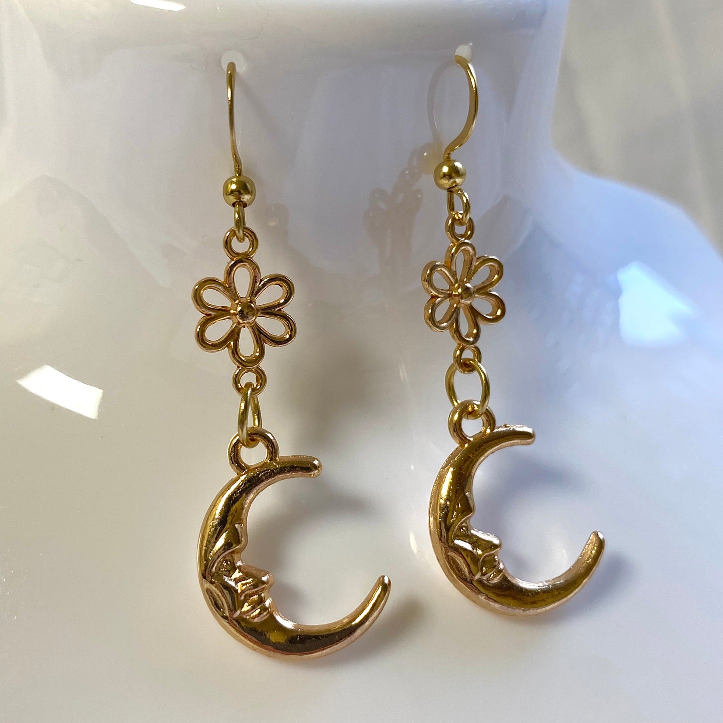 groovy moon earrings