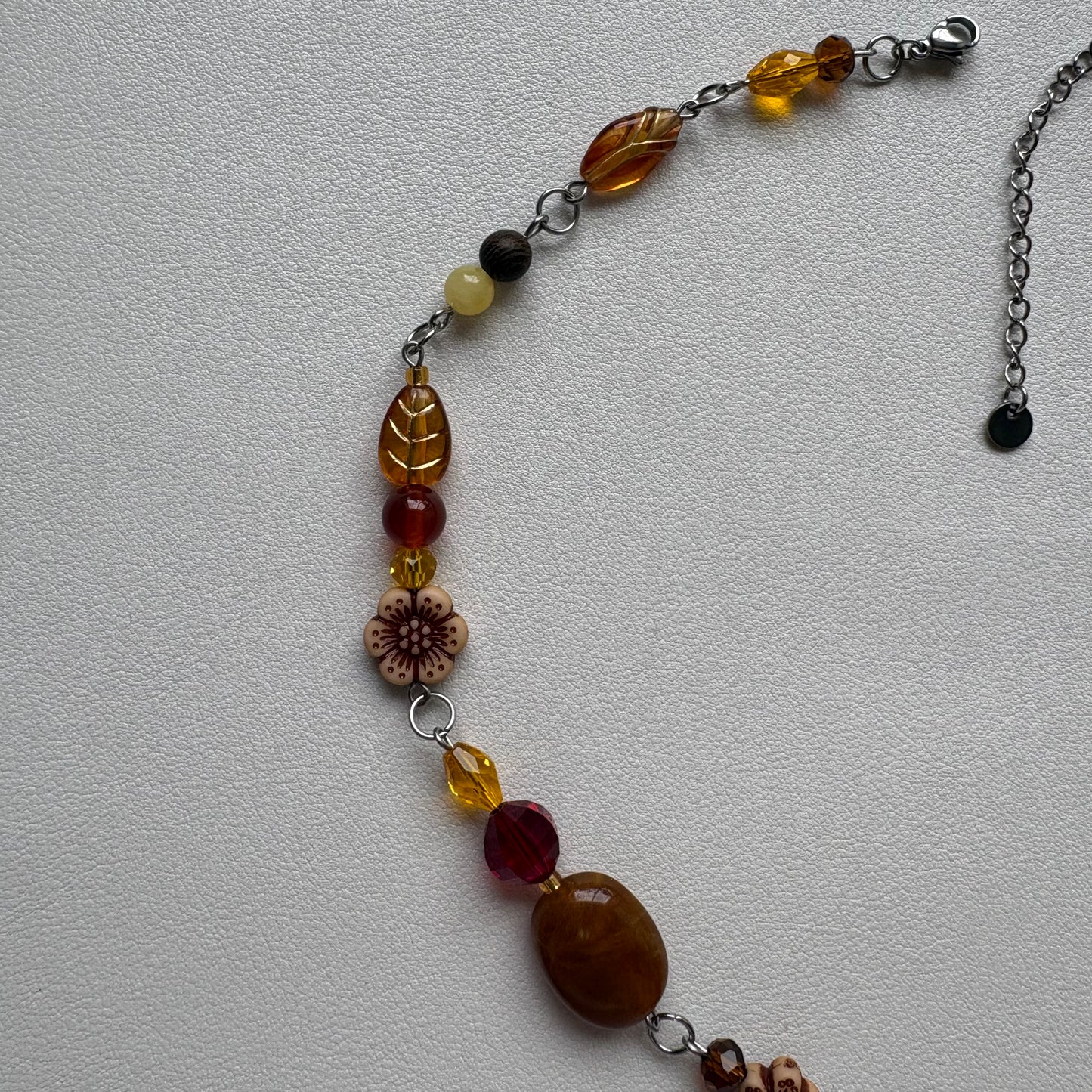 silver sunrise in the 70s necklace