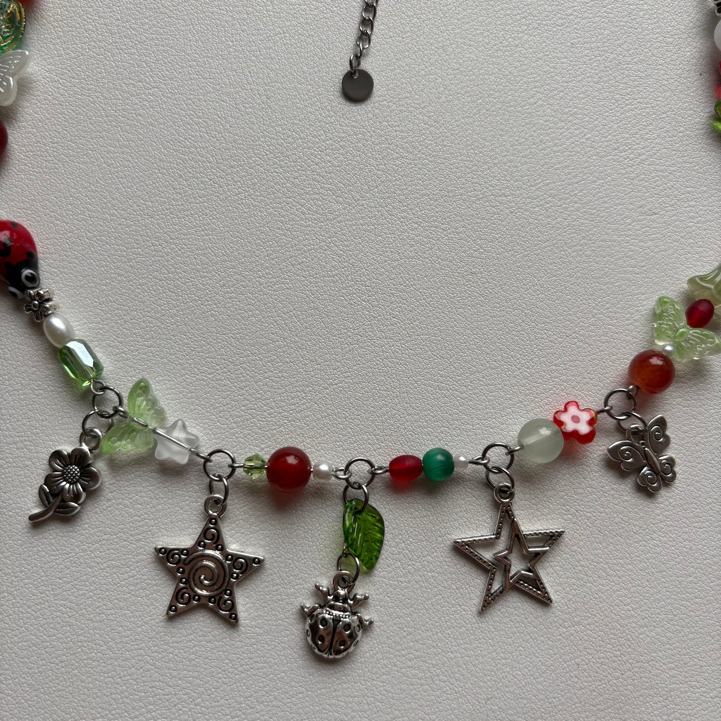 funky ladybug necklace